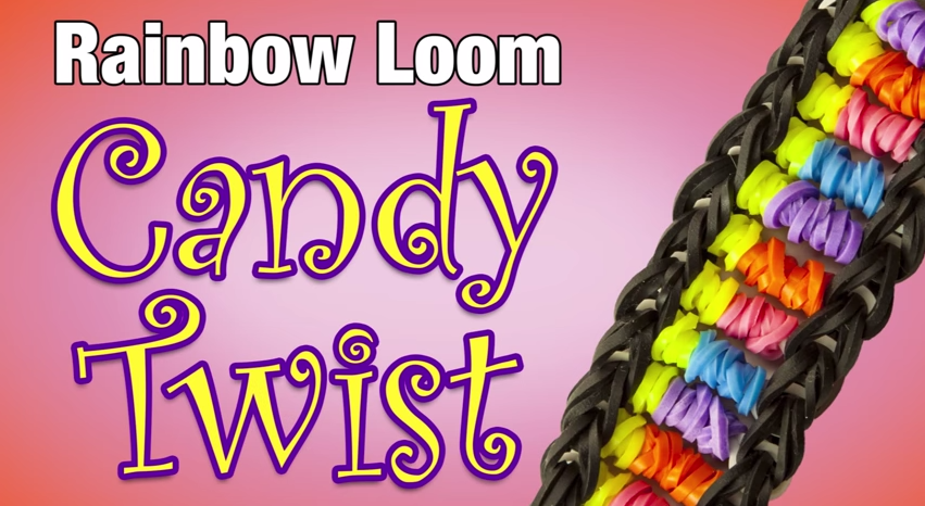 Candy Twist Loom Bracelet Tutorial