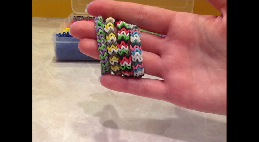 Easy Chevron Loom Bracelet Tutorial