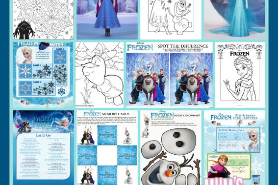 FREE Frozen activity printables 2