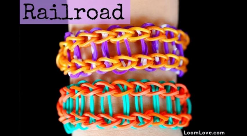 Railroad Loom Bracelet Tutorial 