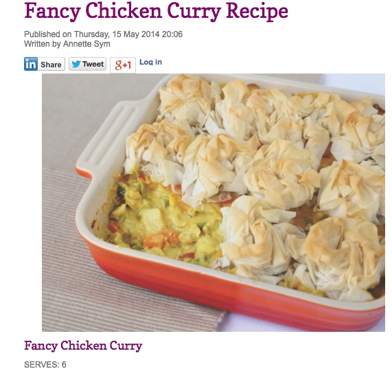 Fancy Chicken Curry Recipe Food