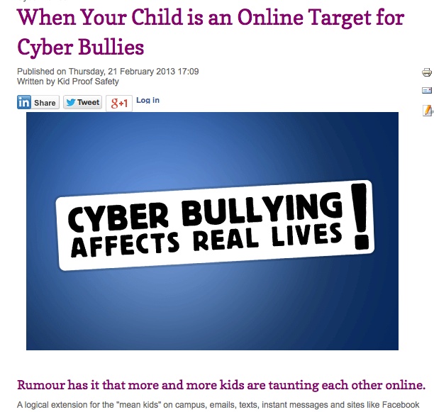When Your Child is an Online Target for Cyber Bullies   Parents With Teenagers