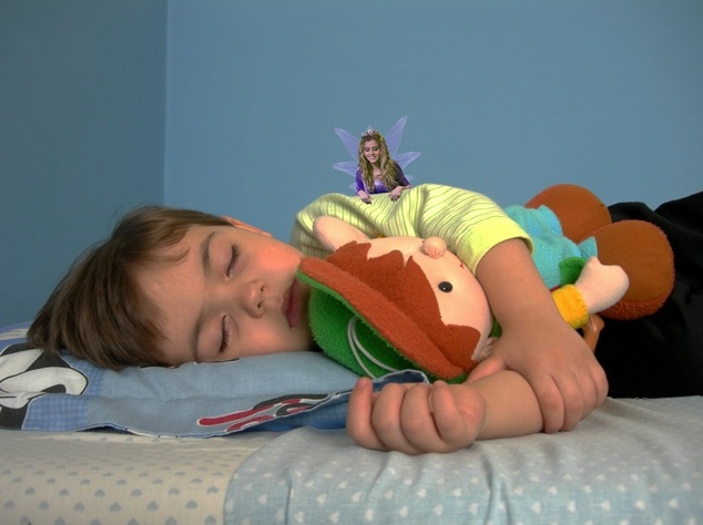 tooth fairy ideas photo of kid sleeping 9