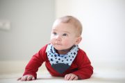 Neckerchew product teething toddler baby bib chew