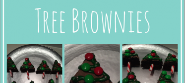 christmas tree brownies