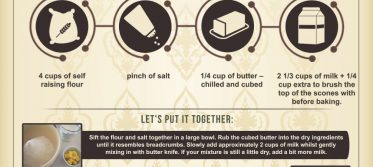 The Perfect Scone Recipe Infographic low res