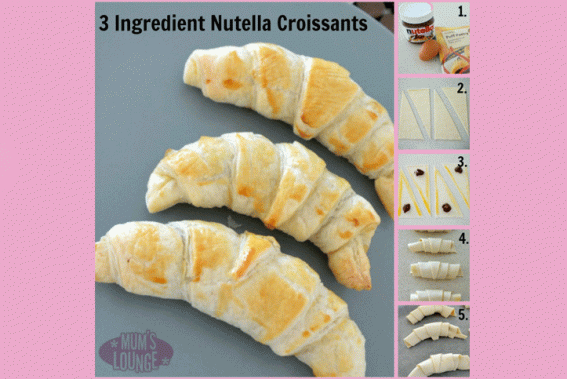 nutella croissants