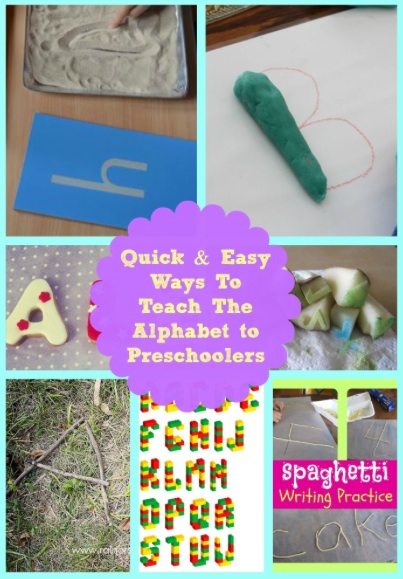 alphabet games quick & Ways Easy  Preschoolers  Alphabet Teach Quick The Mum To