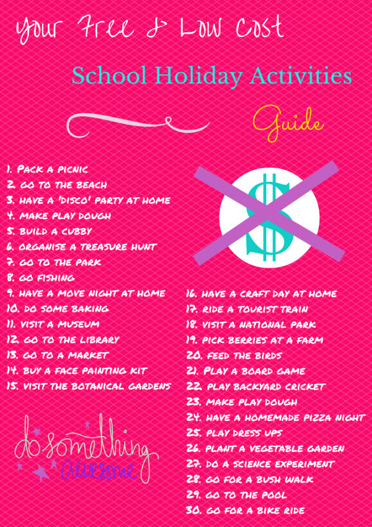 Budget Friendly School Holiday Activities Mumslounge