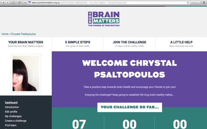 Chrystal Psaltopoulos Your Brain Matters