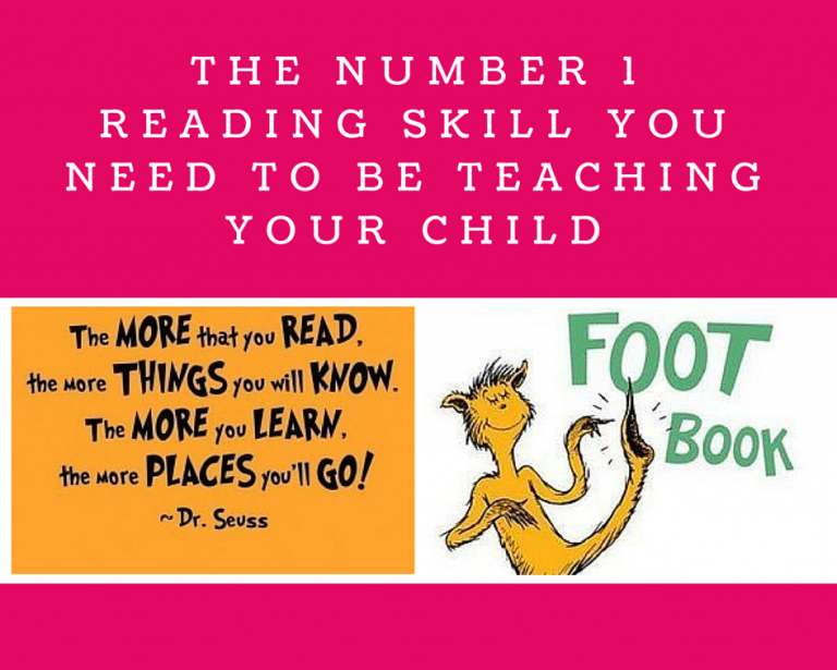 The Number 1 Reading Skill You Need To Be Teaching Your Child