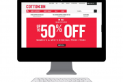 visa checkout cottonon sale