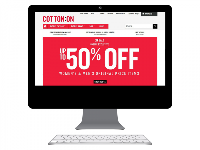 visa checkout cottonon sale