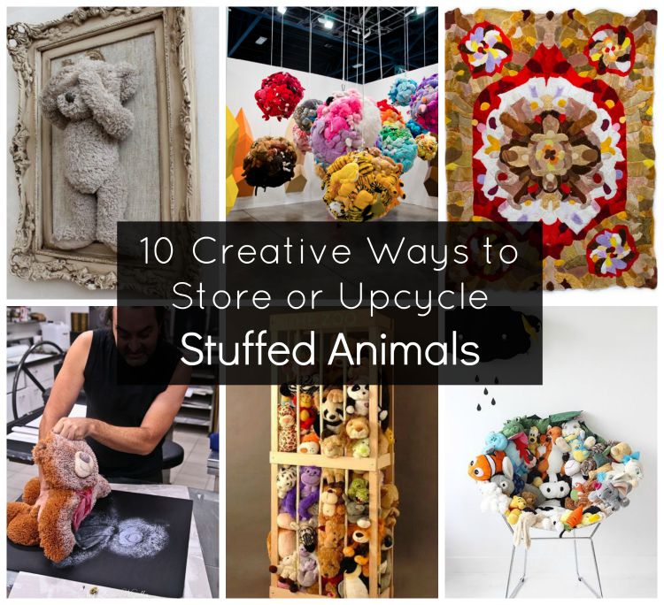 creative ways to store stuffed animals