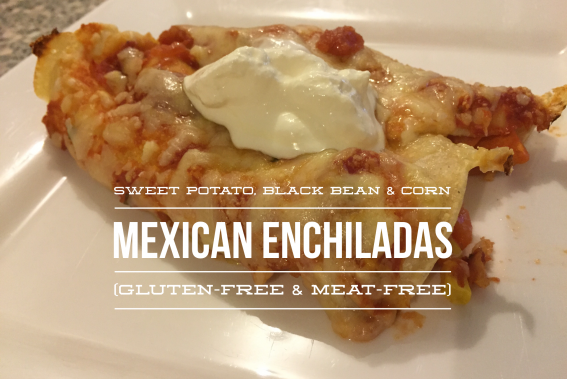 sweet potato black bean and corn enchiladas recipe