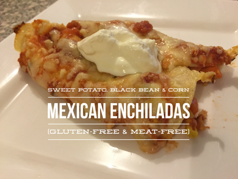 sweet potato black bean and corn enchiladas recipe