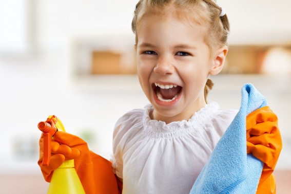 spring cleaning chores for kids