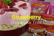 christmas desserts strawberry shortcake trifle recipe