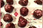 cookies and cream candy cane truffles