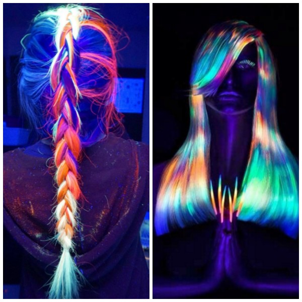 Glow In The Dark Hair Gel