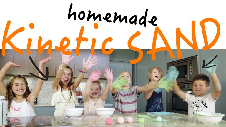 homemade kinetic sand recipe