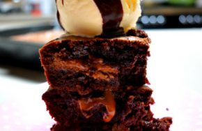 caramel crown brownies recipe