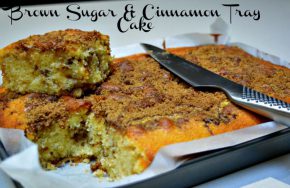 brown sugar and cinnamon tray cake recipe