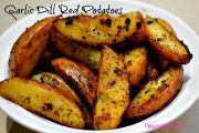potato wedges recipe garlic and dill
