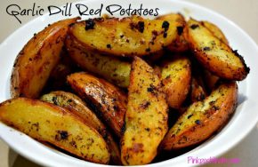 potato wedges recipe garlic and dill