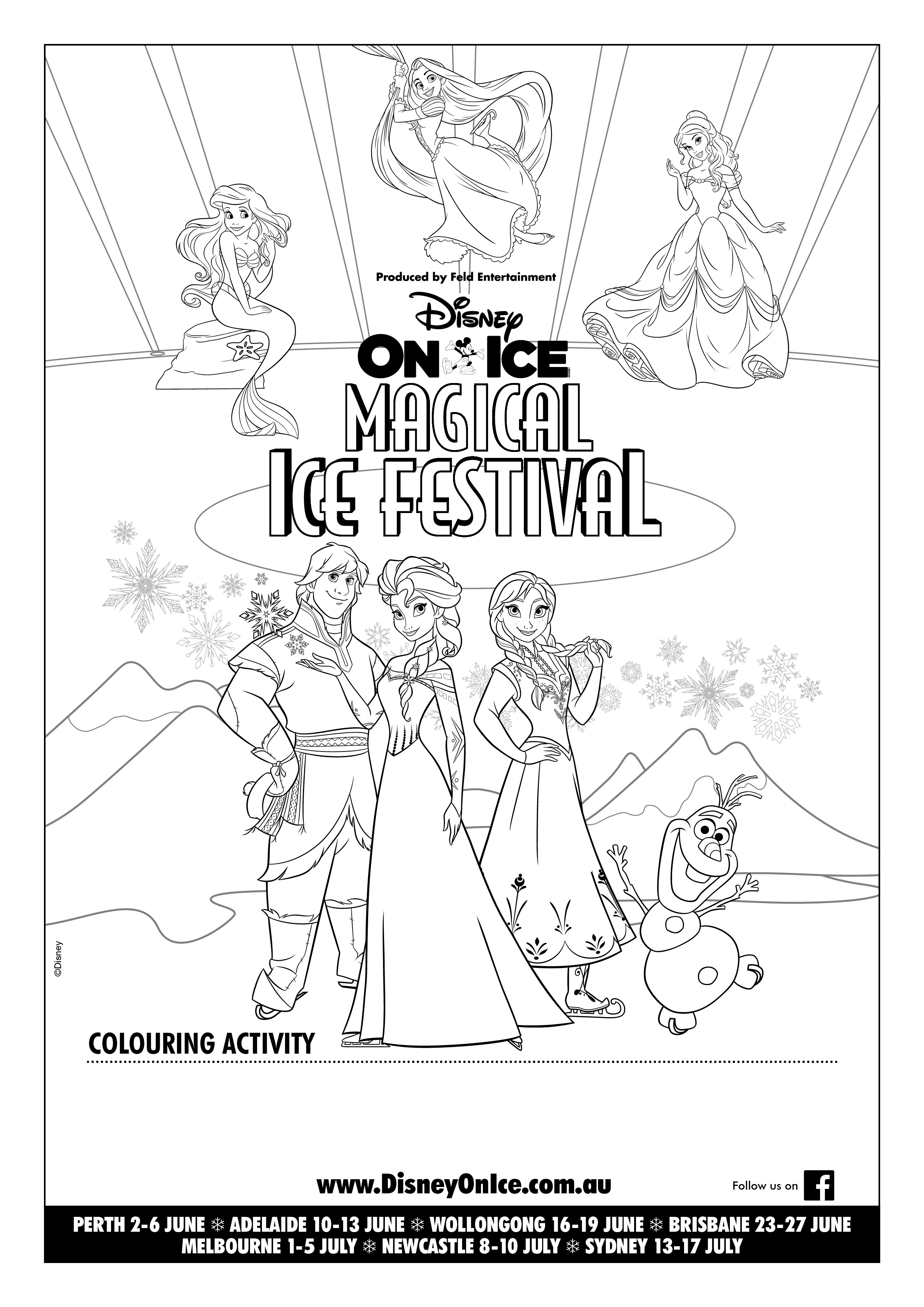 Awesome FREE Printable Disney On Ice Activity Sheets Plus
