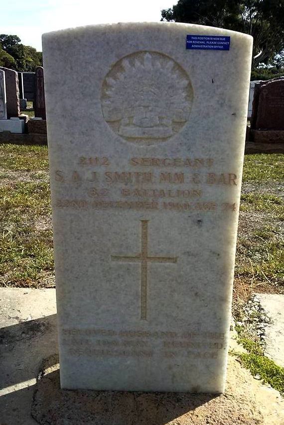 sgt smith's headstone