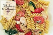 creamy chicken and bacon pasta