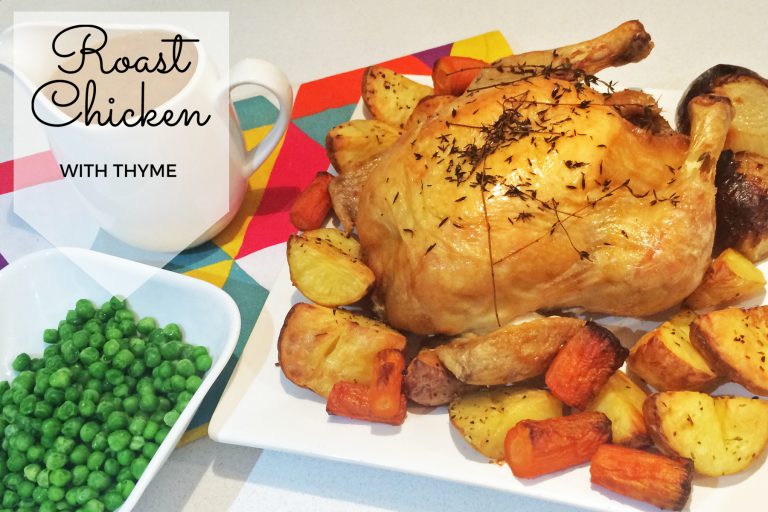 roast chicken with thyme