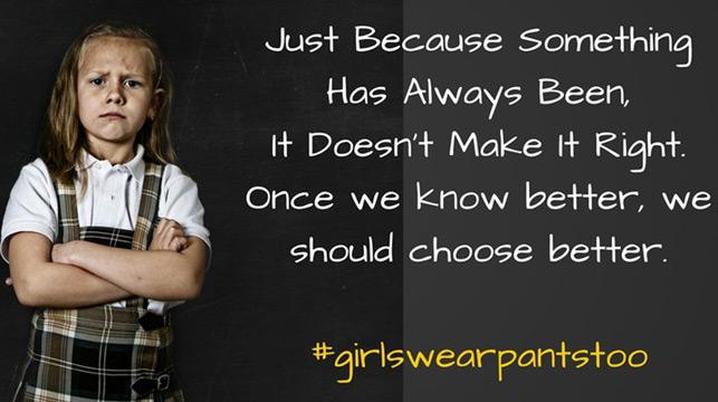 First-grader wins right to wear pants to school