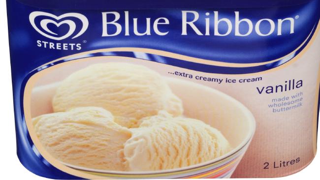 blue ribbon ice-cream