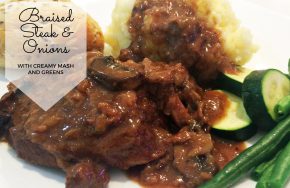 braised steak and onions