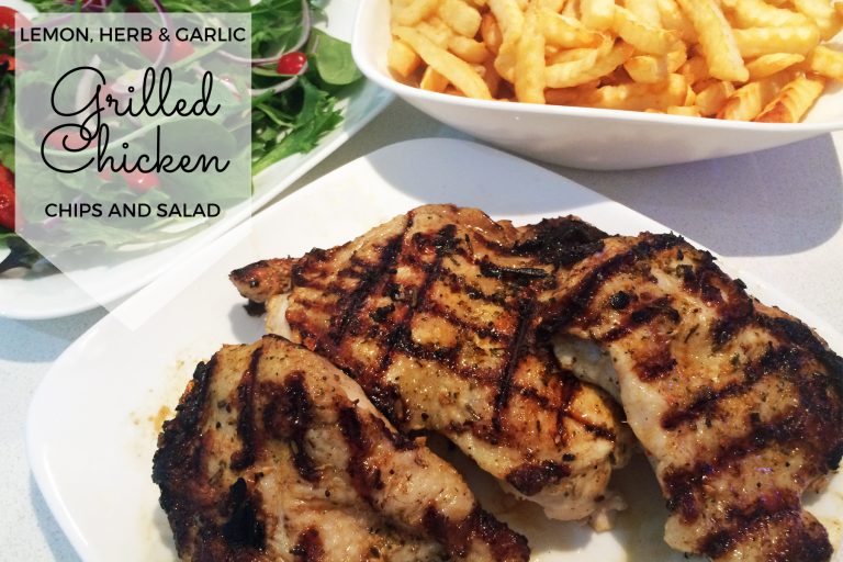 lemon herb & garlic grilled chicken