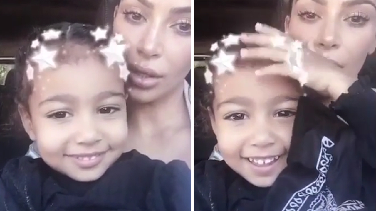 North West and Her Mum Are Loving Snapchat At The Moment - Mum's Lounge