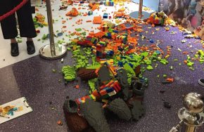 Lego destroyed