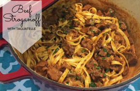 Beef Stroganoff with Tagliatelle Recipe