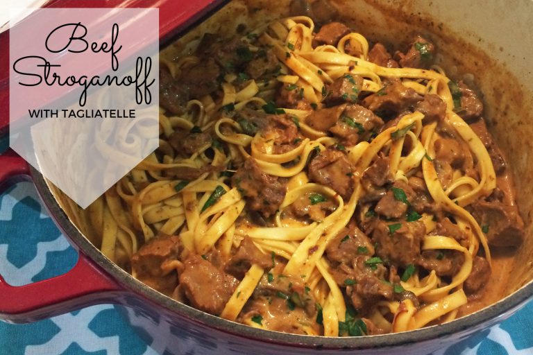 Beef Stroganoff with Tagliatelle Recipe