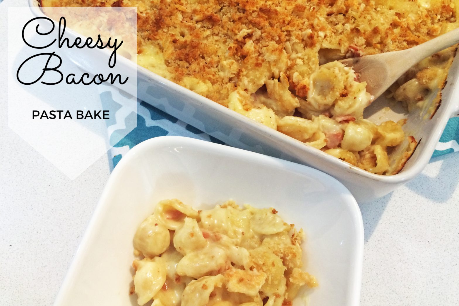 Cheesy Bacon Pasta Bake Recipe - Mumslounge