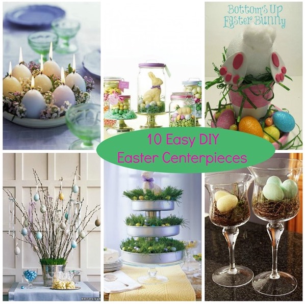 10 Easy DIY Easter Centerpieces - Mumslounge