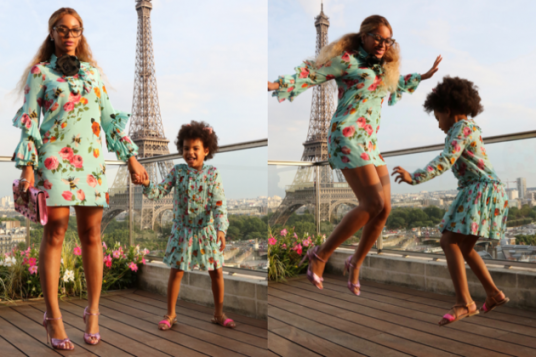 Beyonce And Daughter Blue Ivy Are Totally Twinning During