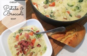 cheesy potato broccoli soup