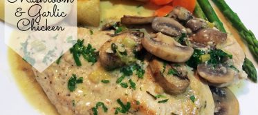 One-Pan Creamy Mushroom and Garlic Chicken Recipe