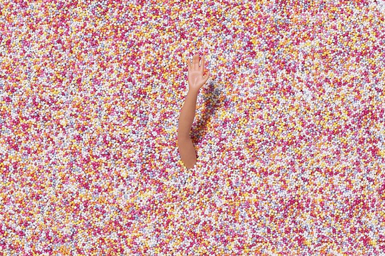 pool of sprinkles