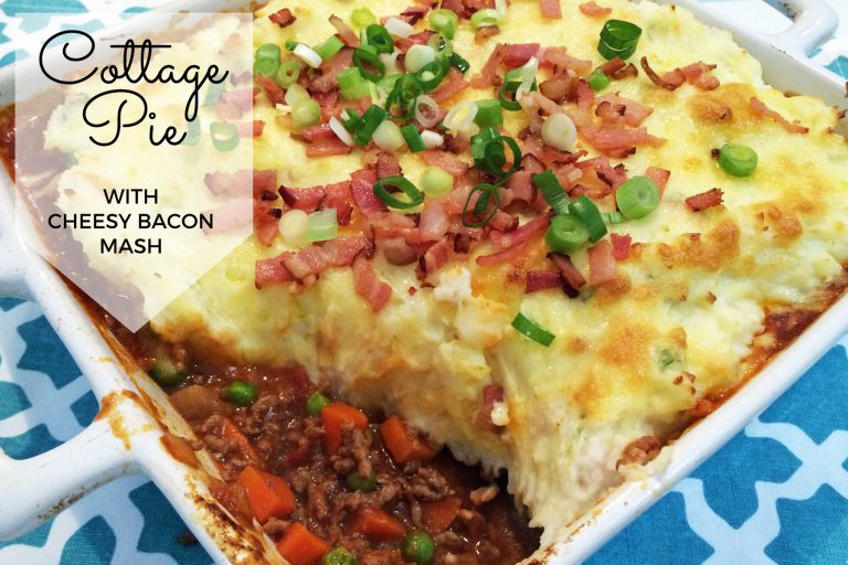 Cottage Pie With Cheesy Bacon Mash Mumslounge
