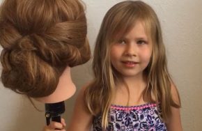 five year old hair stylist