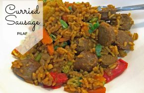 curried sausage pilaf